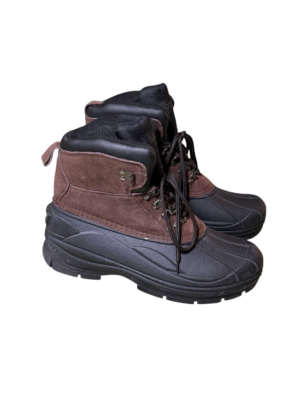 totes Sydney Men's Waterproof Winter Boots, Brown, Size: 9.5M
